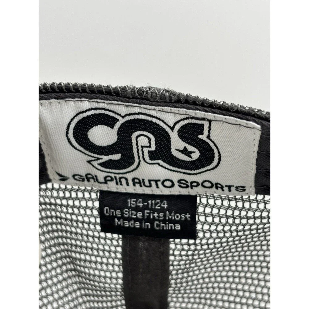 Galpin Auto Sports GAS Trucker Hat Snapback Cap Black Mesh Pimp My Ride